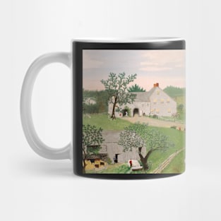 The Burning of Troy by grandma moses Mug